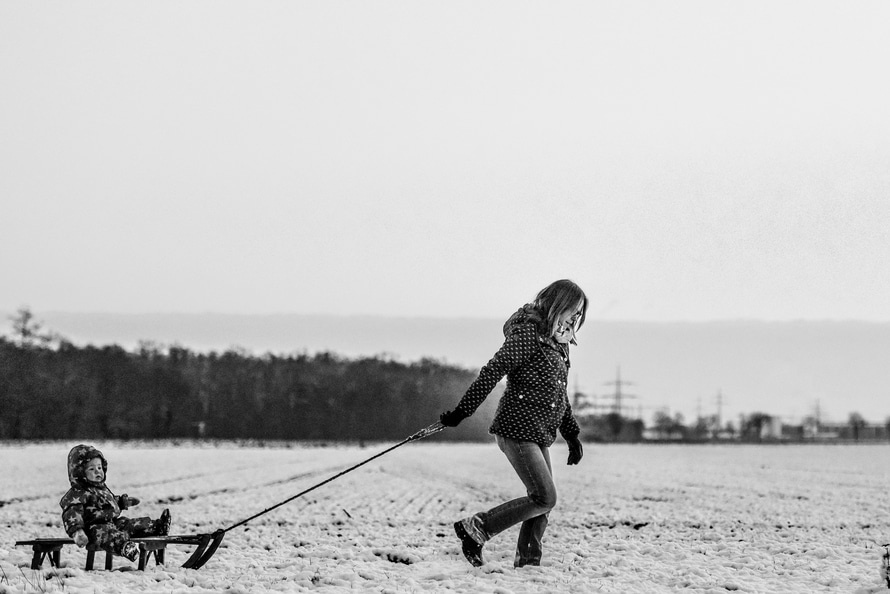 playing with child